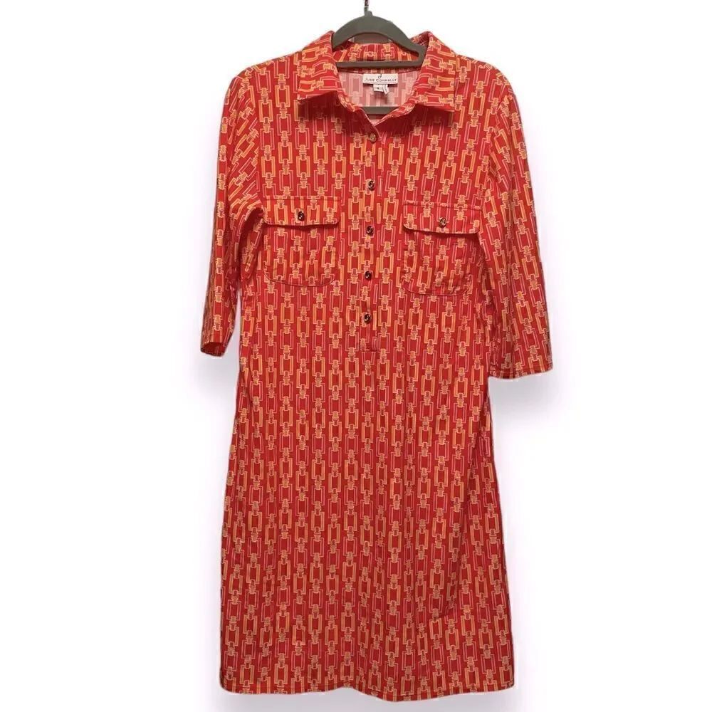 Jude Connally Sloane Dress Chain Print
